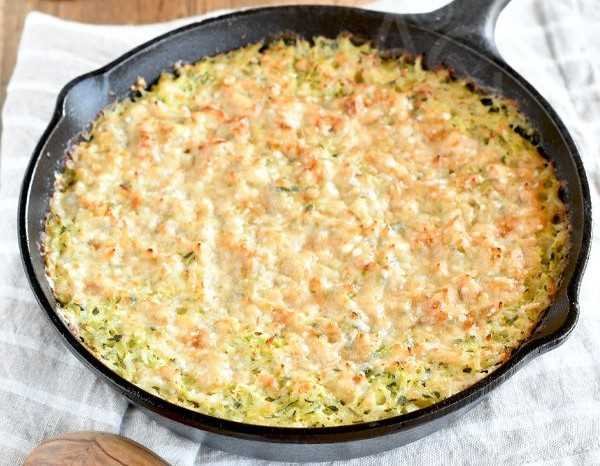 Gratin de courgettes au riz & parmesan